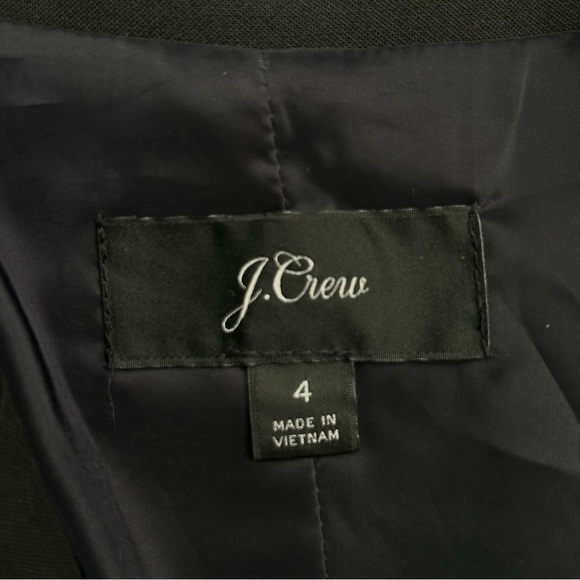 J. Crew Dover Blazer Double Breasted Black Size 4 - Picture 11 of 13